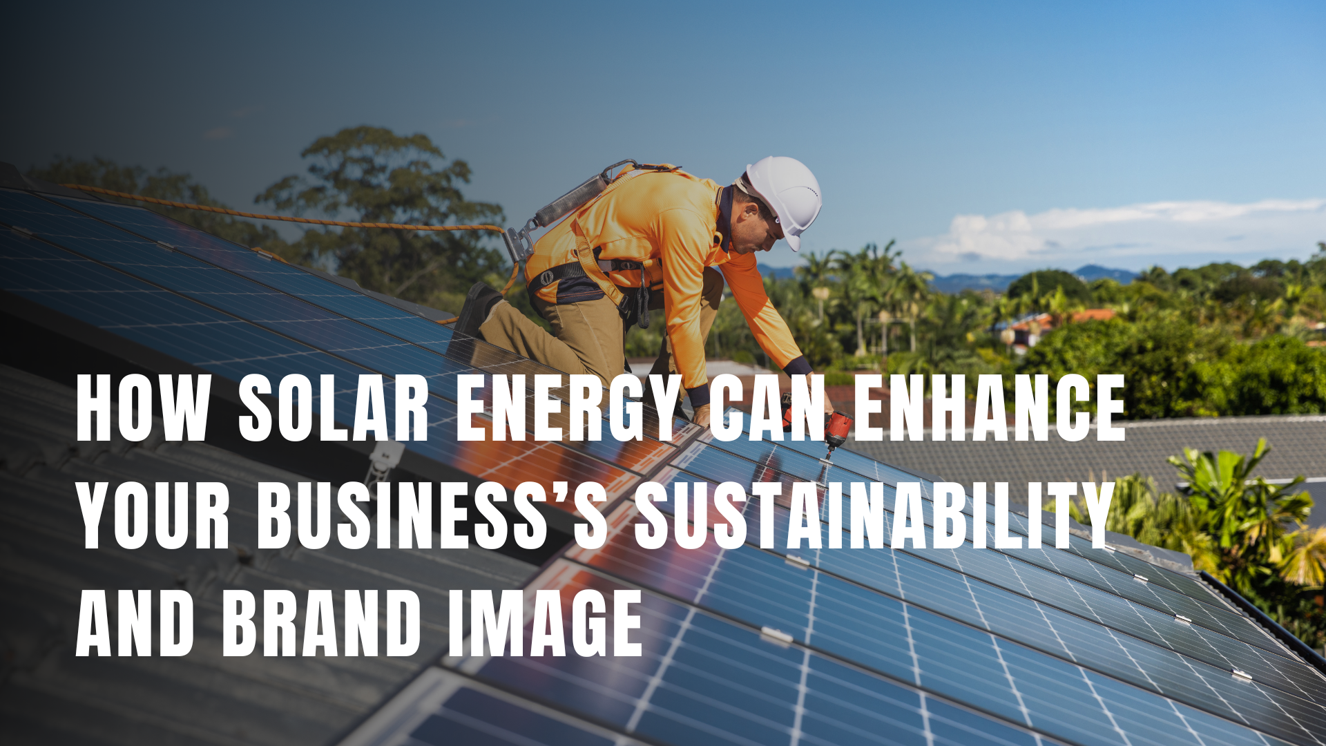 How Solar Energy Can Enhance Your Business’s Sustainability and Brand Image